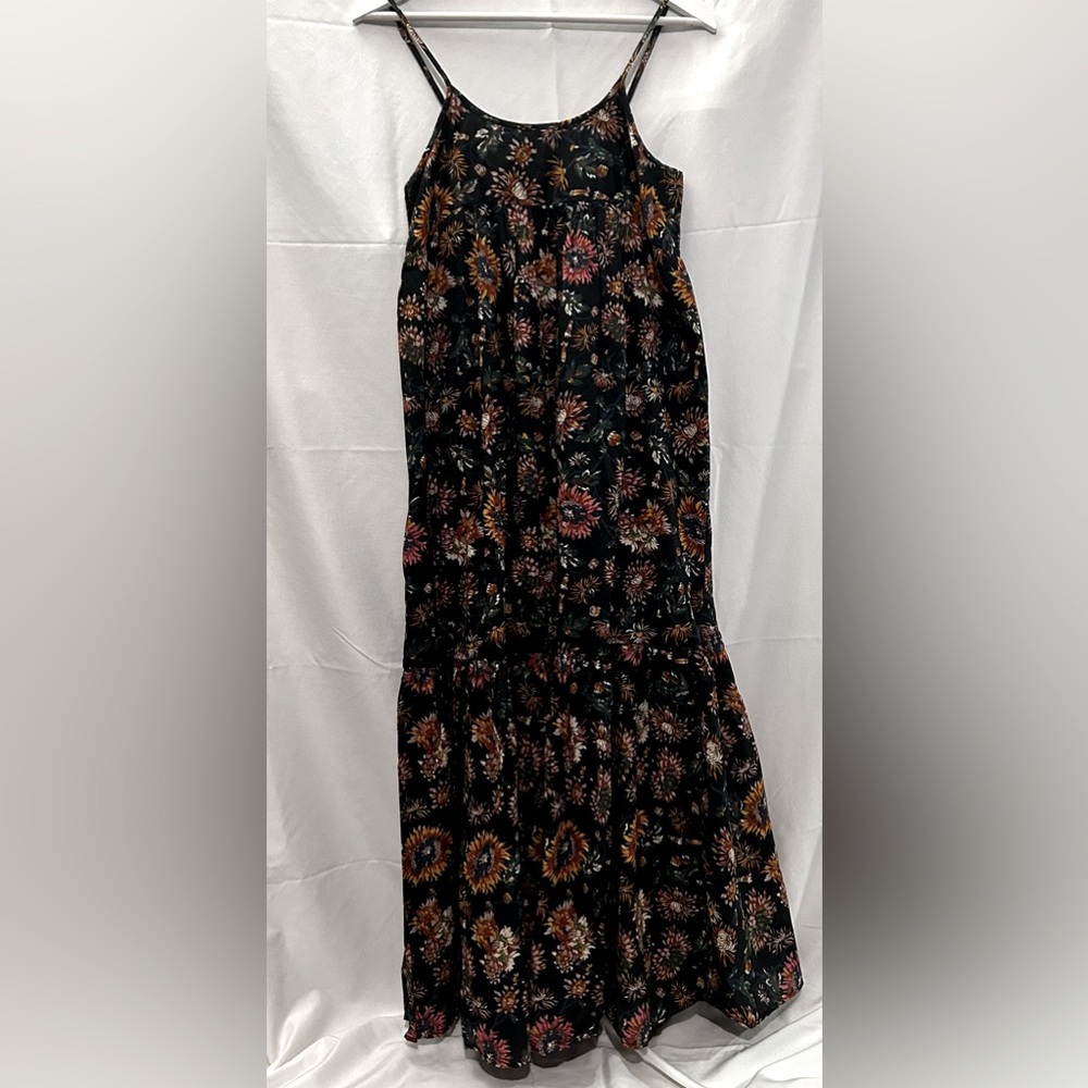 Natural Life blue floral maxi dress